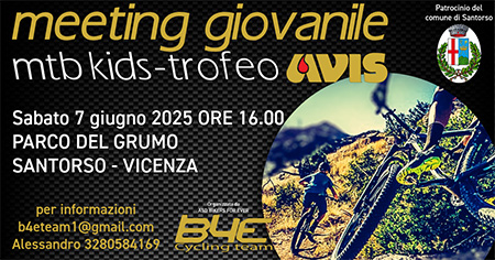 XIII MEETING GIOVANILE DI MTB - TROFEO AVIS ALTO VICENTINO SCHIO